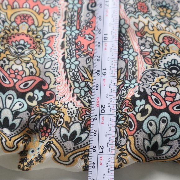 BOBEAU SLEEVELESS TOP  ELASTIC WAIST  CREW NECK SIZE S BOHO - Picture 3 of 8